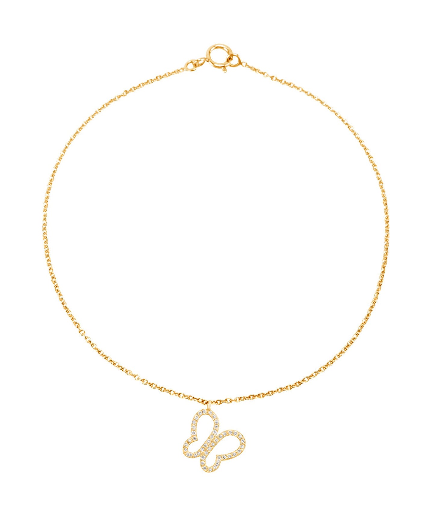 Butterfly Diamond Charm