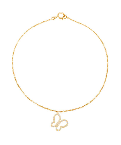 Butterfly Diamond Charm