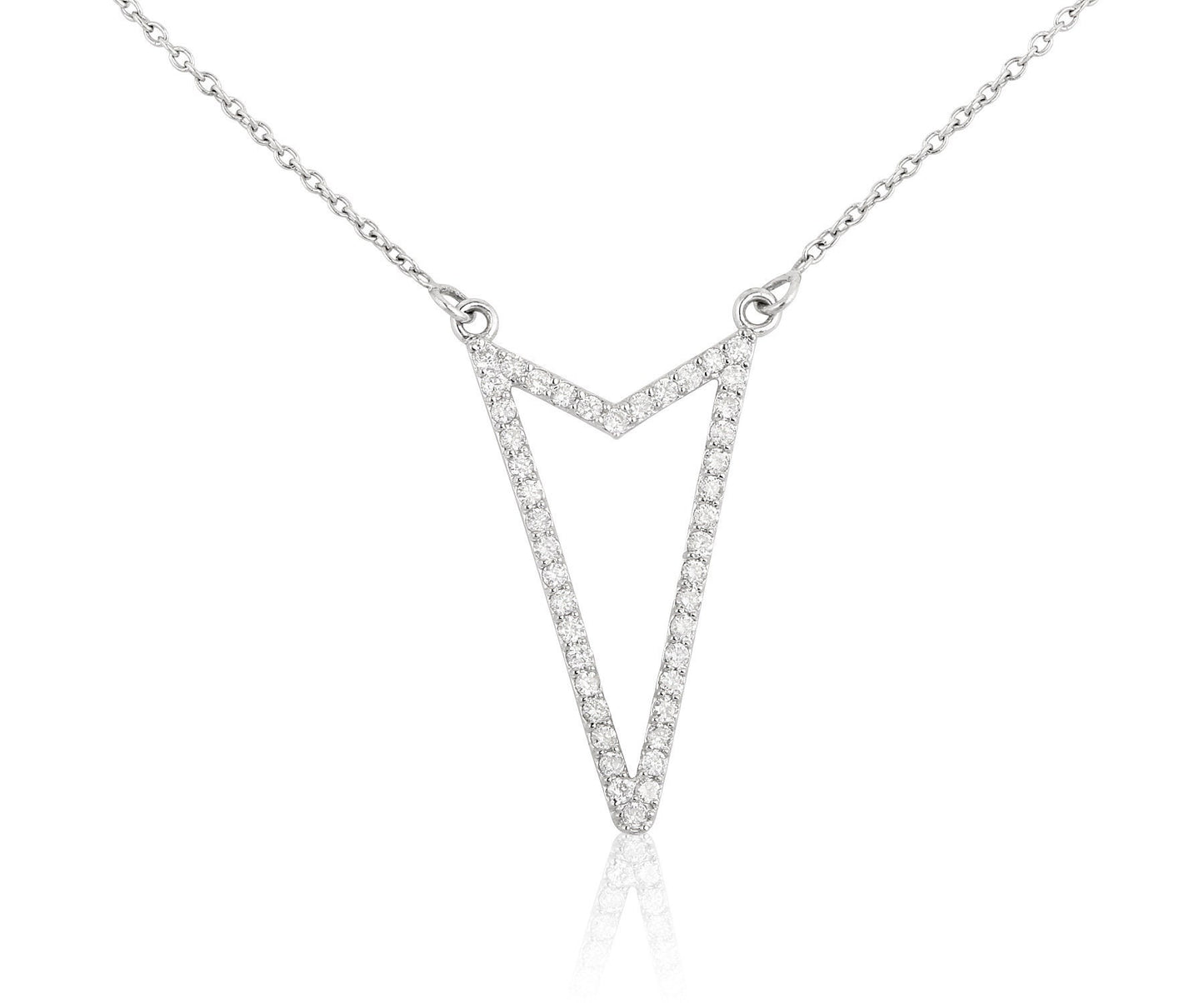 Triangle Diamond Necklace