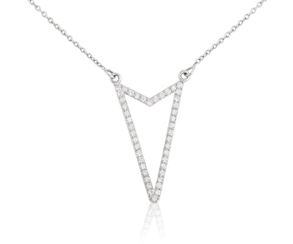 Triangle Diamond Necklace