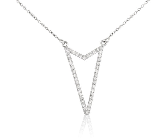 Triangle Diamond Necklace
