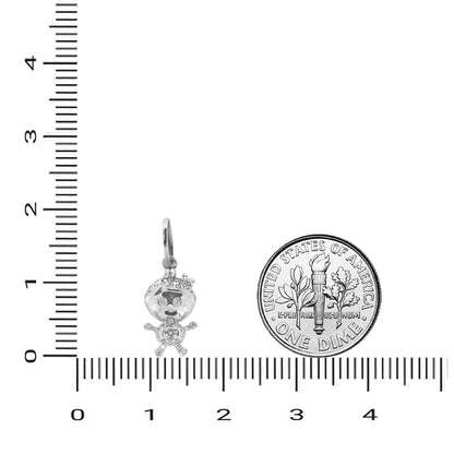 Teddy Diamond Charm Pendant