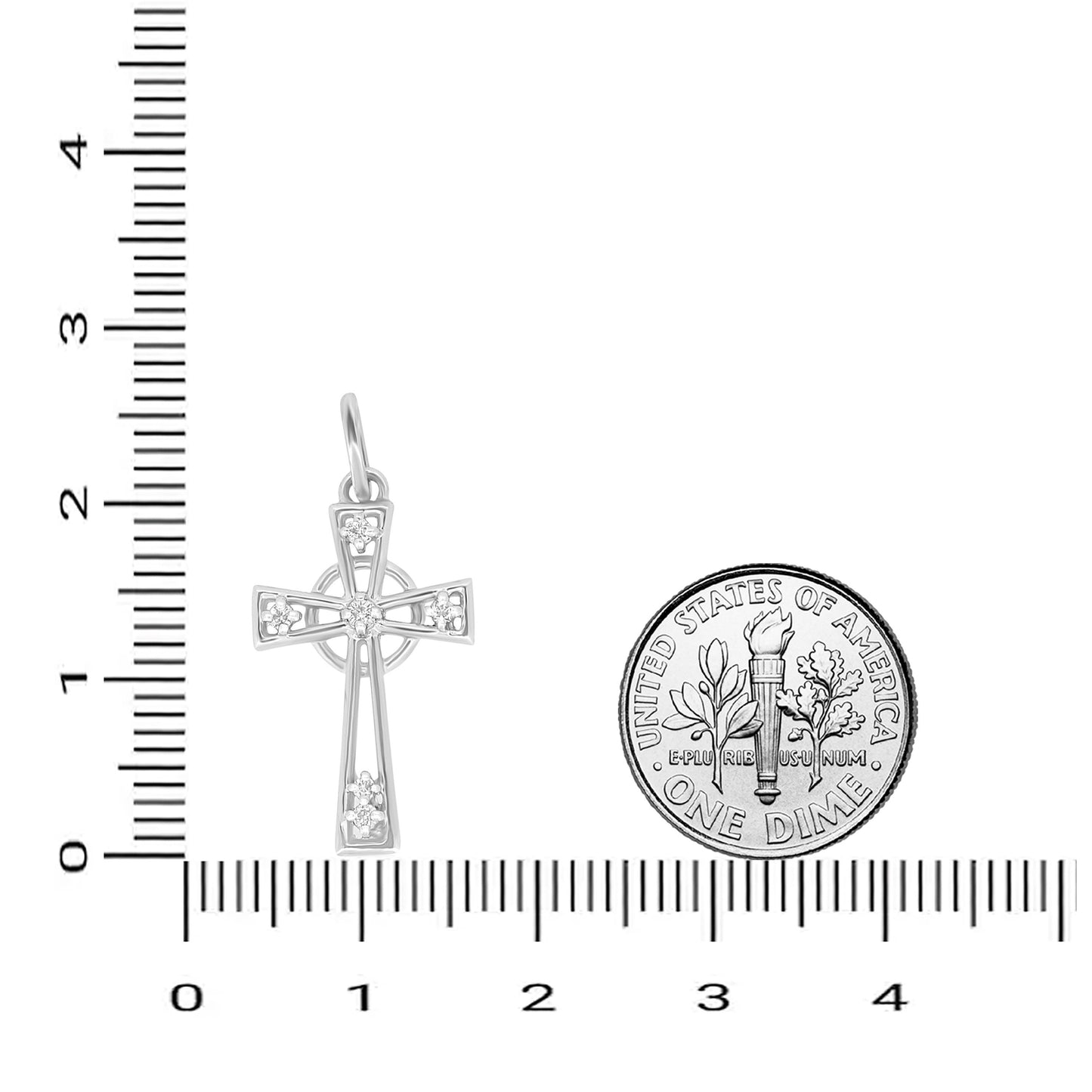 Diamond Celtic Cross Pendant