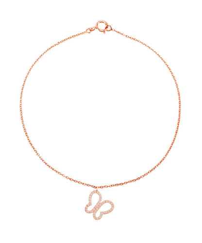 Butterfly Diamond Charm