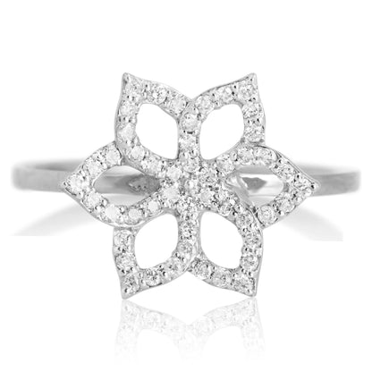 Flower Diamond Ring