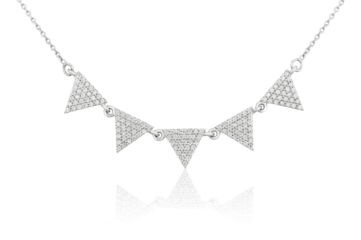 Triangle Diamond Necklace