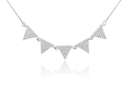 Triangle Diamond Necklace