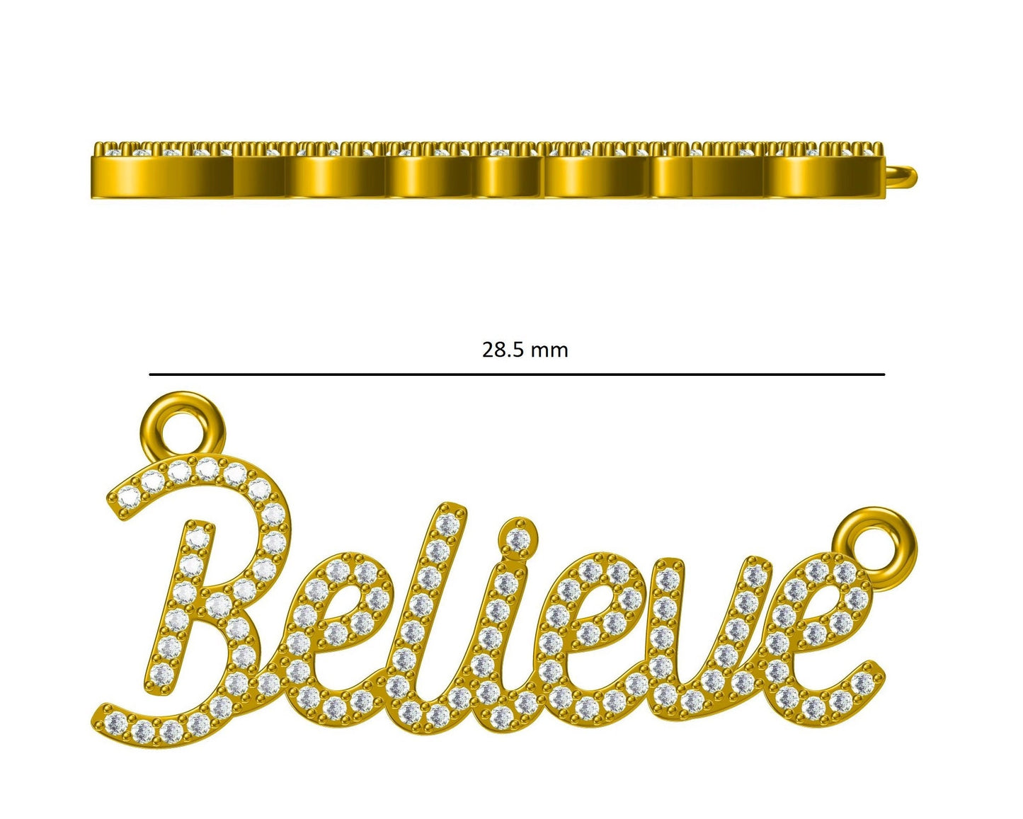 Believe Diamond Necklace