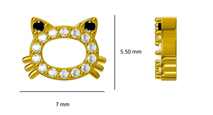 Kids Frog Diamond Stud Earrings