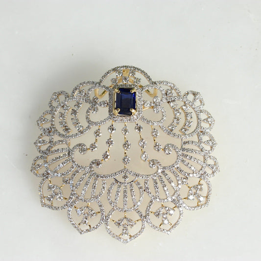 Changeable Centre Stone Diamonds Pendant Necklace