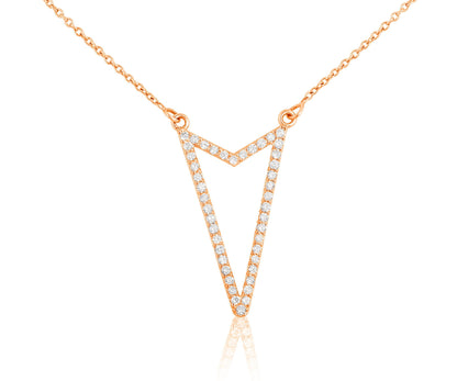 Triangle Diamond Necklace