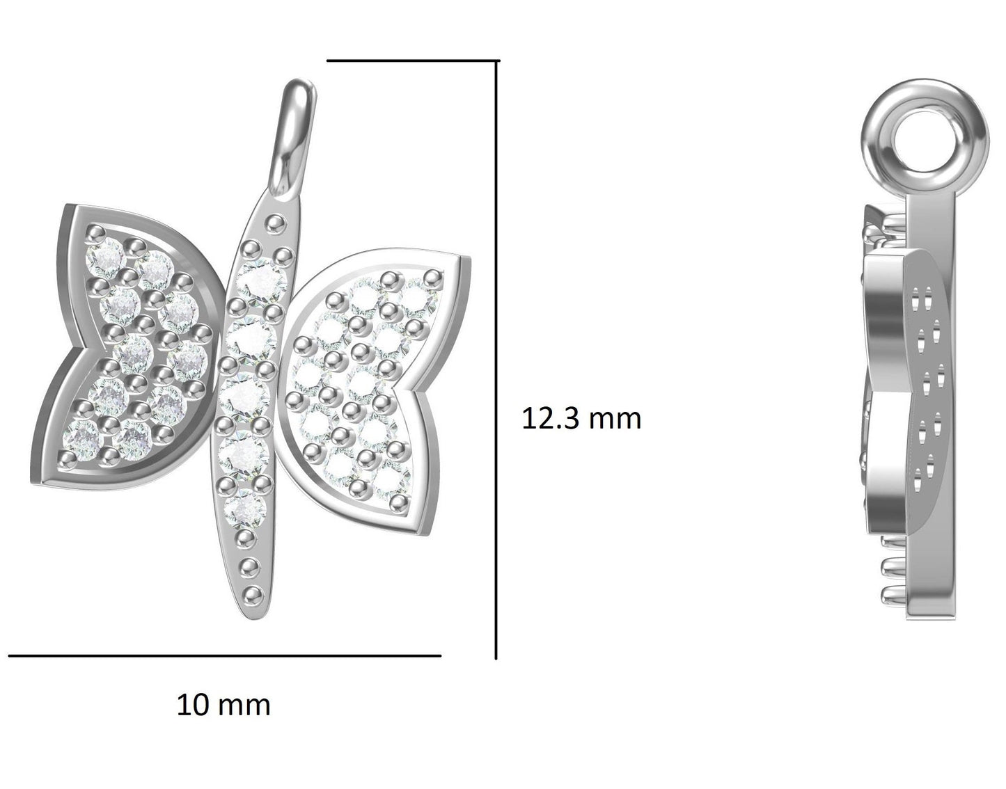 Dragonfly Diamond Ring