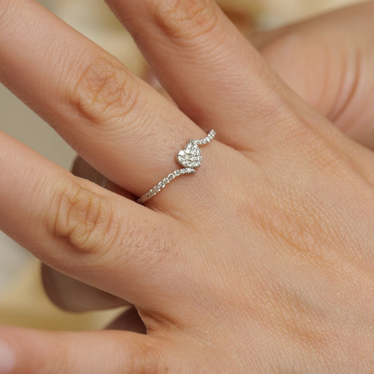 Heart Diamond Ring