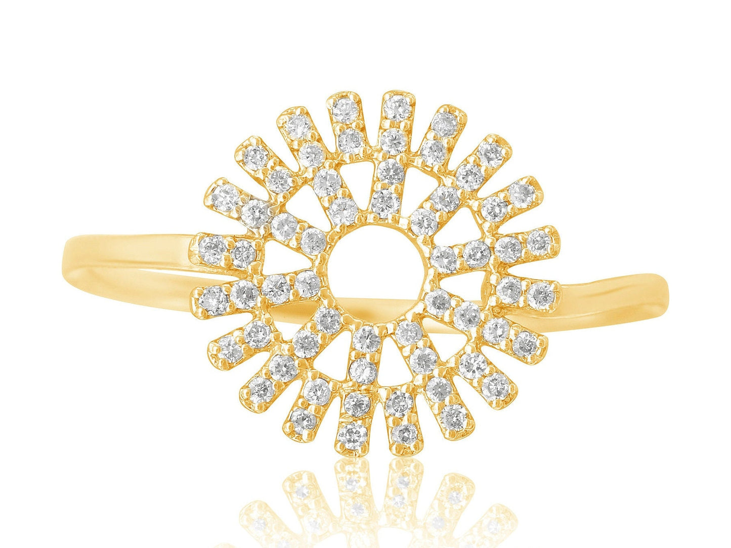 Sun Diamond Ring