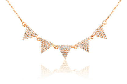 Triangle Diamond Necklace