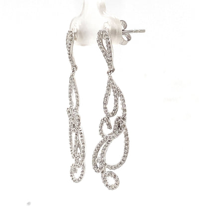 Dangle Diamond Earrings