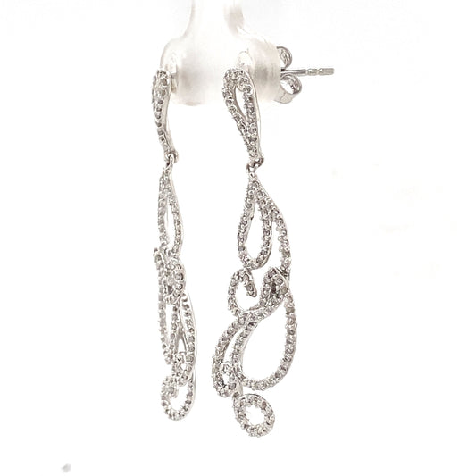 Dangle Diamond Earrings