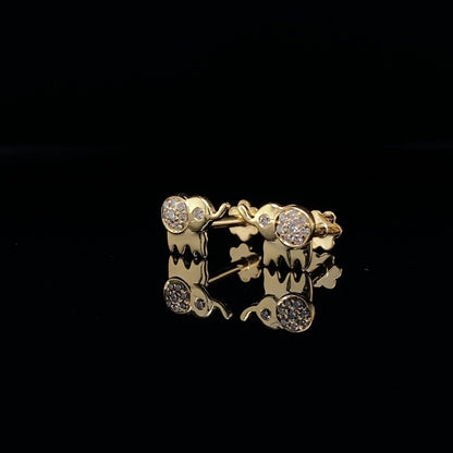 Kids Elephant Diamond Stud Earrings