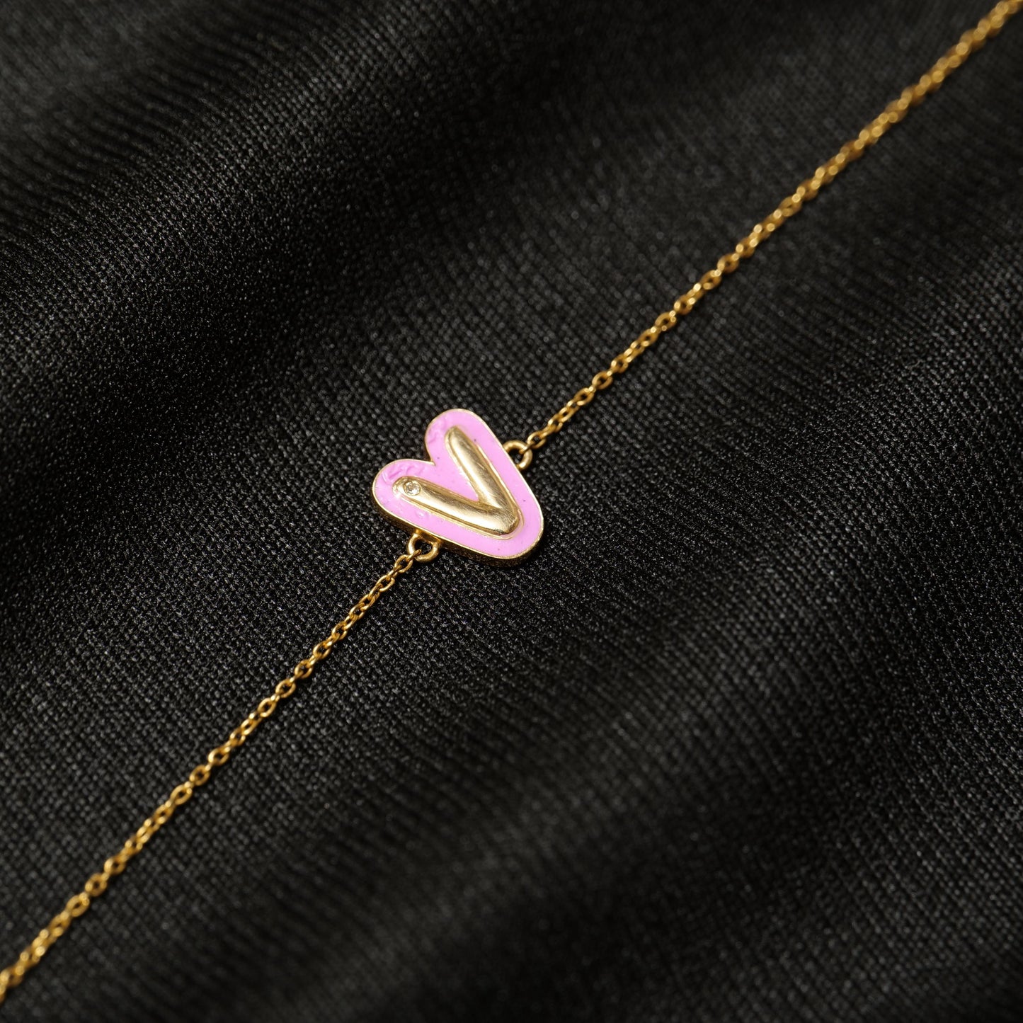 Personalized Initial Enamel Bracelet