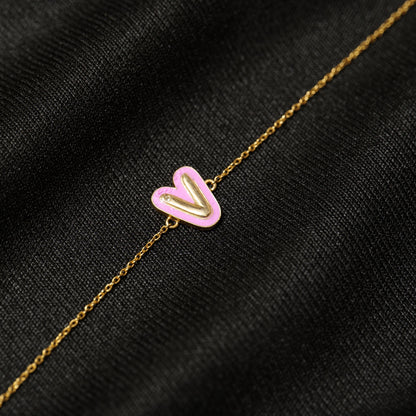 Personalized Initial Enamel Bracelet