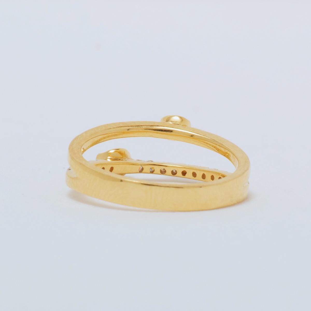 Split Band Natural Diamond Engagement Proposal Ring