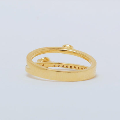 Split Band Natural Diamond Engagement Proposal Ring