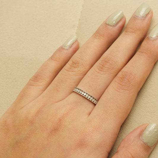 Round Diamond Eternity Band Ring