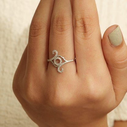 Floral And Vines Diamond Ring