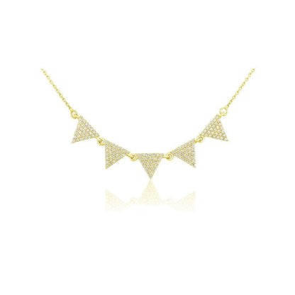 Triangle Diamond Necklace