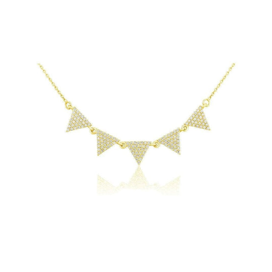 Triangle Diamond Necklace