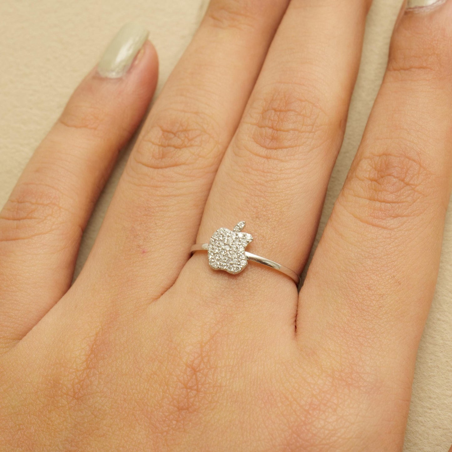 Apple Diamond Rings