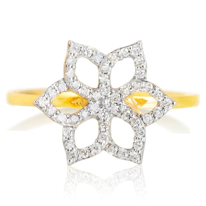 Flower Diamond Ring