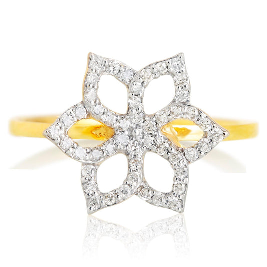 Flower Diamond Ring