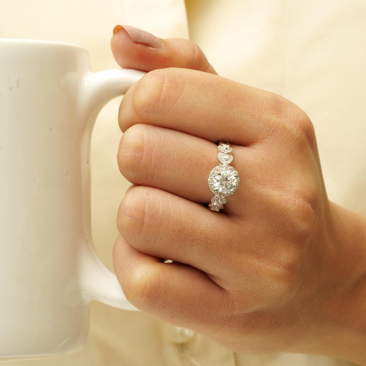 Round Solitaire Diamond Ring