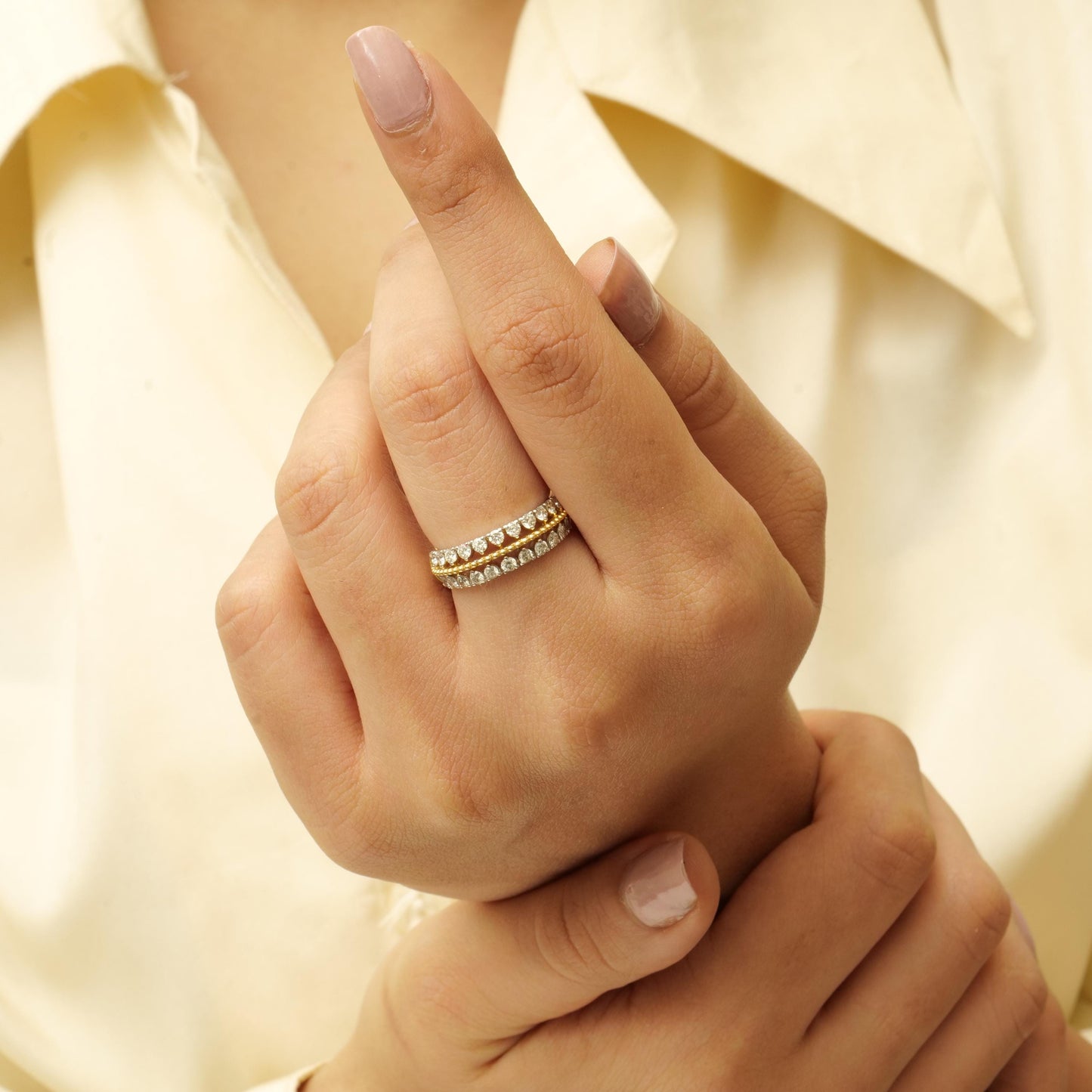 Half Eternity Diamond Ring