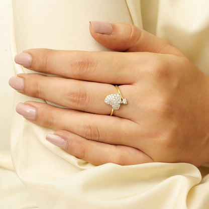 Diamond Heart Ring
