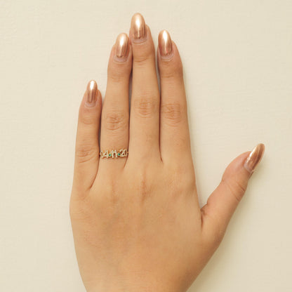 Persaonalized Date Diamond Ring