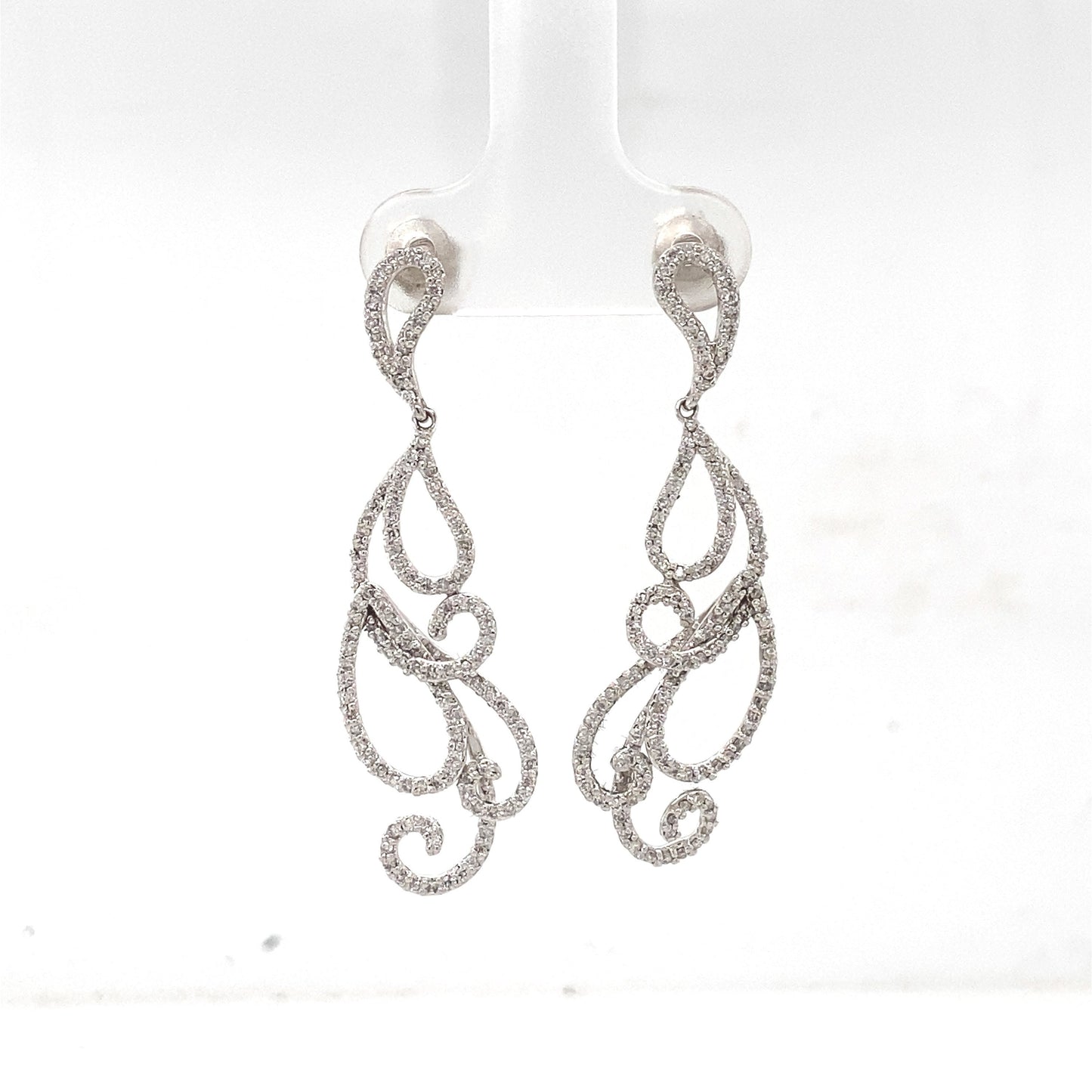 Dangle Diamond Earrings