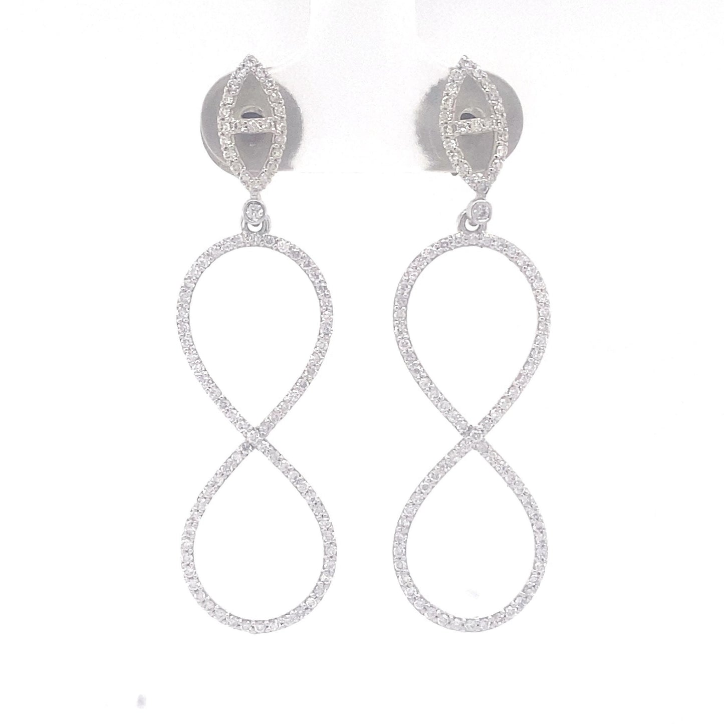 Dangle Diamond Earrings
