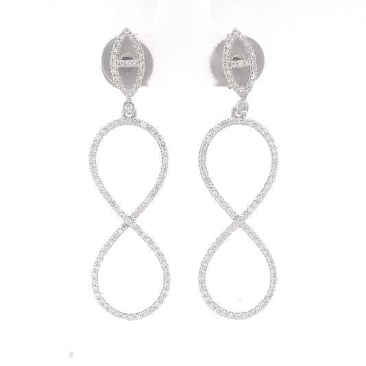 Dangle Diamond Earrings