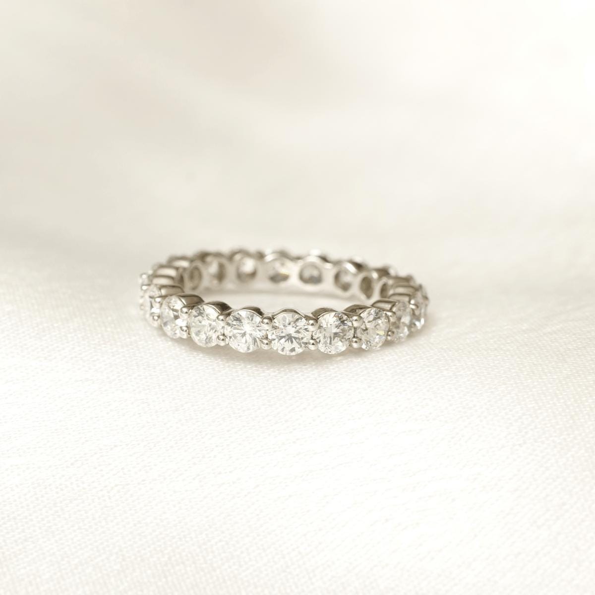 Round Diamond Eternity Band Ring