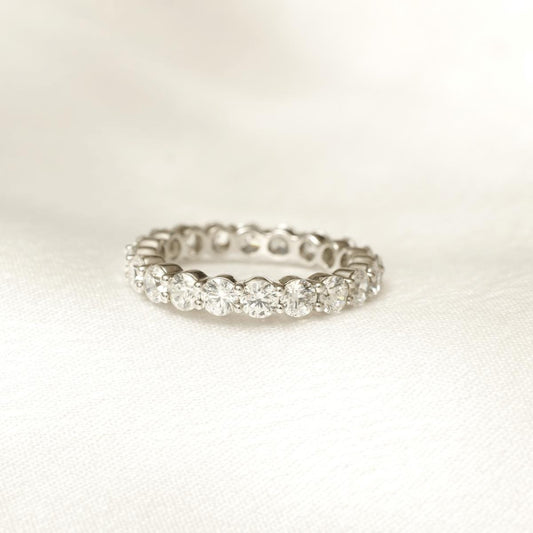 Round Diamond Eternity Band Ring