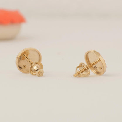 Kids Ladybug  Diamond Earrings