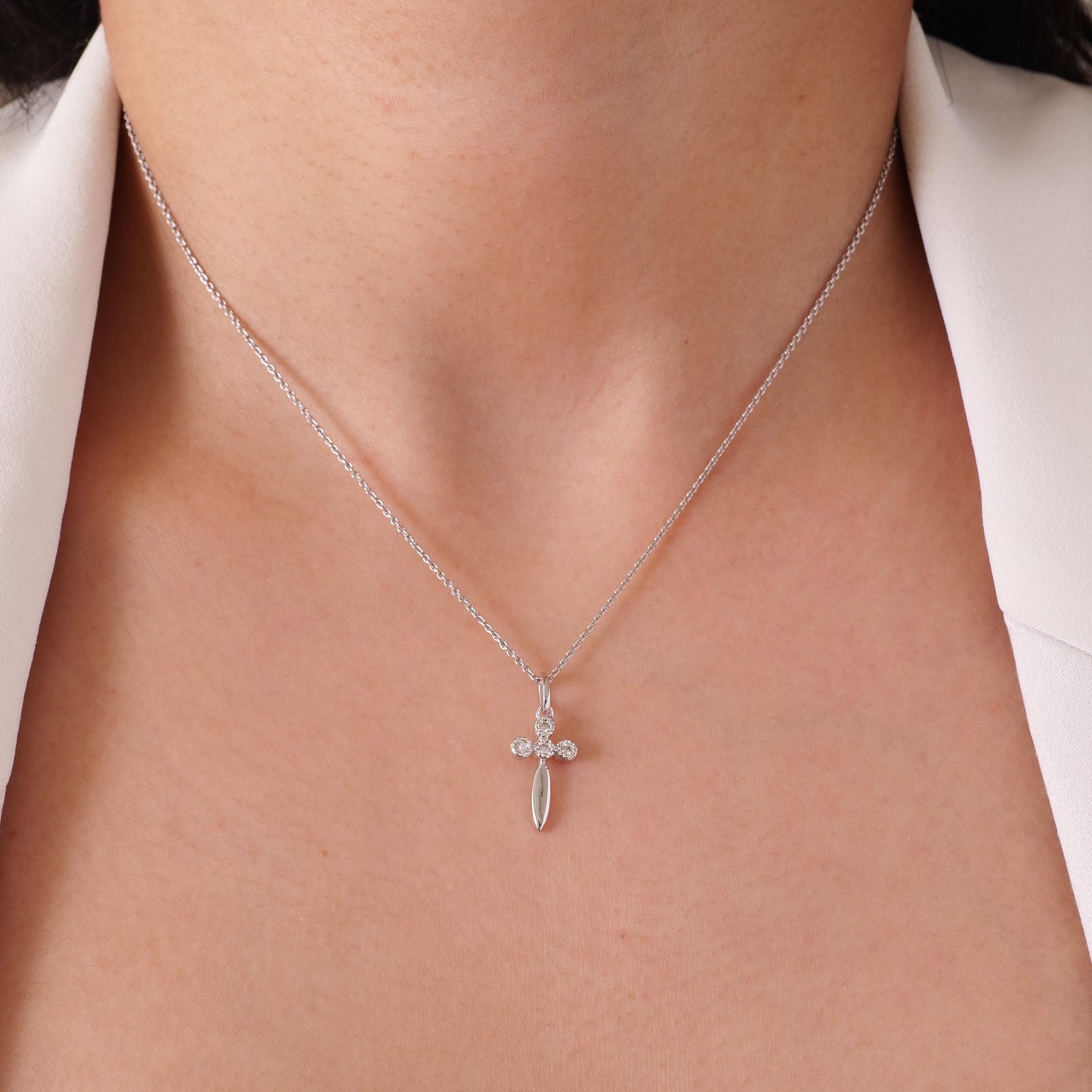 Cross Diamond Pendant