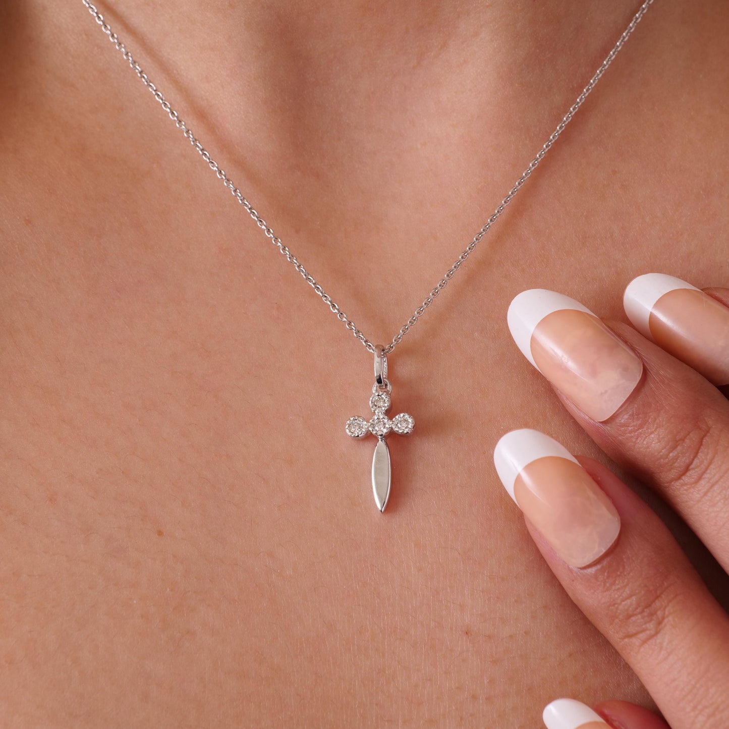 Cross Diamond Pendant