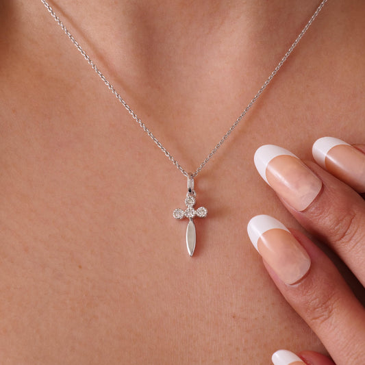 Cross Diamond Pendant