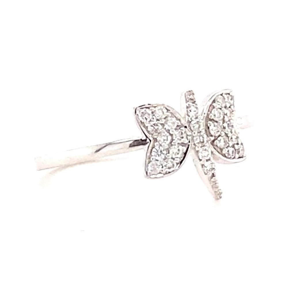 Dragonfly Diamond Ring