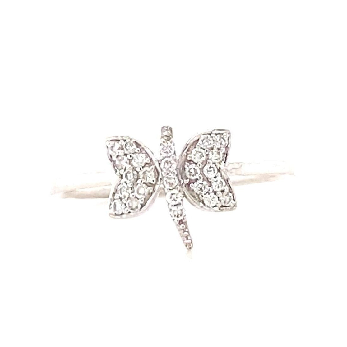 Dragonfly Diamond Ring