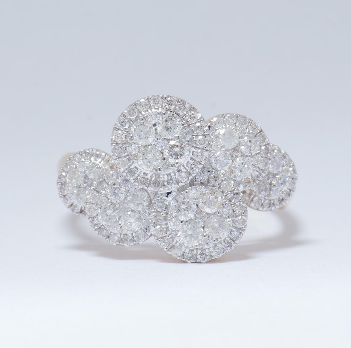 Cloud Diamond Ring