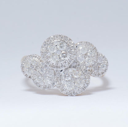Cloud Diamond Ring
